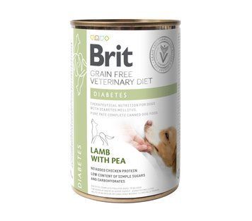 Влажный корм Brit GF VetDiet Diabetes для собак с сахарным диабетом, с ягненком и горошком, 400 г 100263/5910 фото